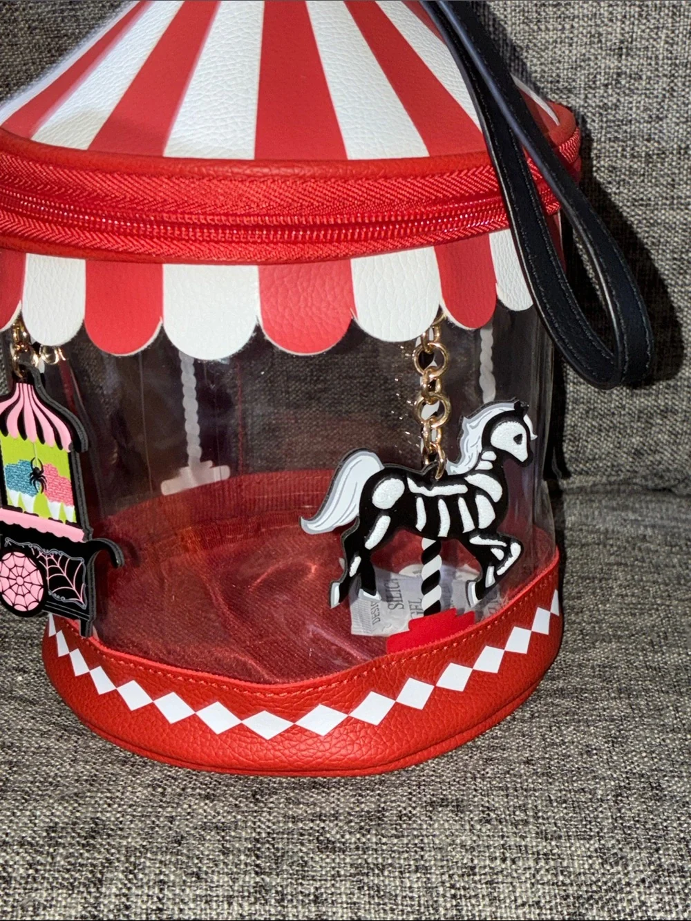 Halloween Circus Charm wristlet